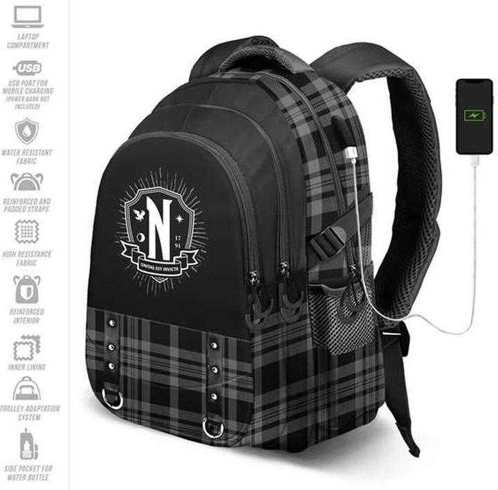 Actual product image Karactermania Wednesday Backpack Chains (32 l)