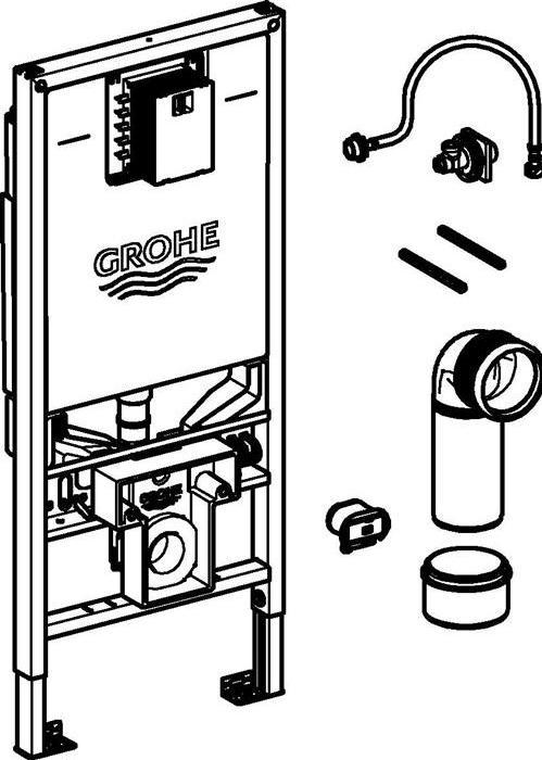 Produktbild Grohe WC-Element RAPID SLX Spülkasten GDX