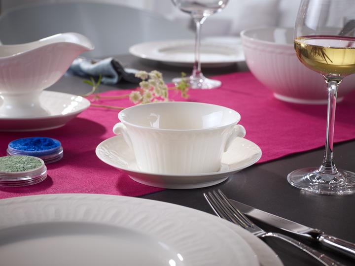 Produktbild Villeroy & Boch Cellini Suppentasse mit Untertasse 2tlg. (400 ml, 1 x)