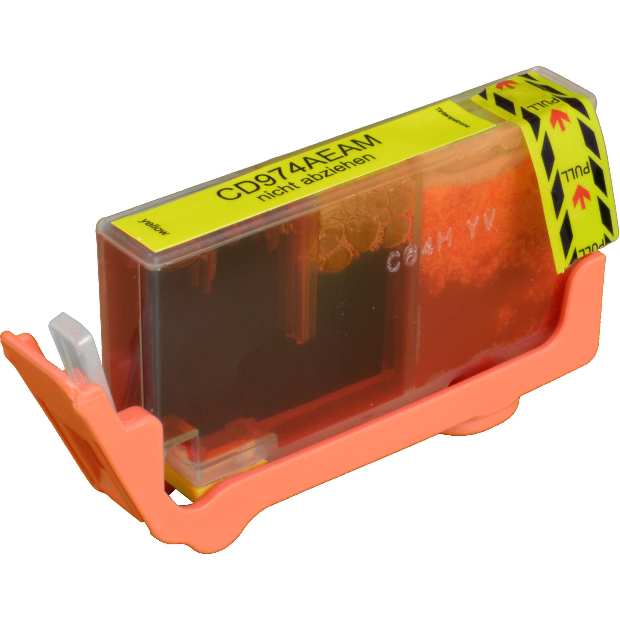 Ampertec, Druckerpatrone, Tinte ersetzt HP CD974AE 920XL yellow (Y)