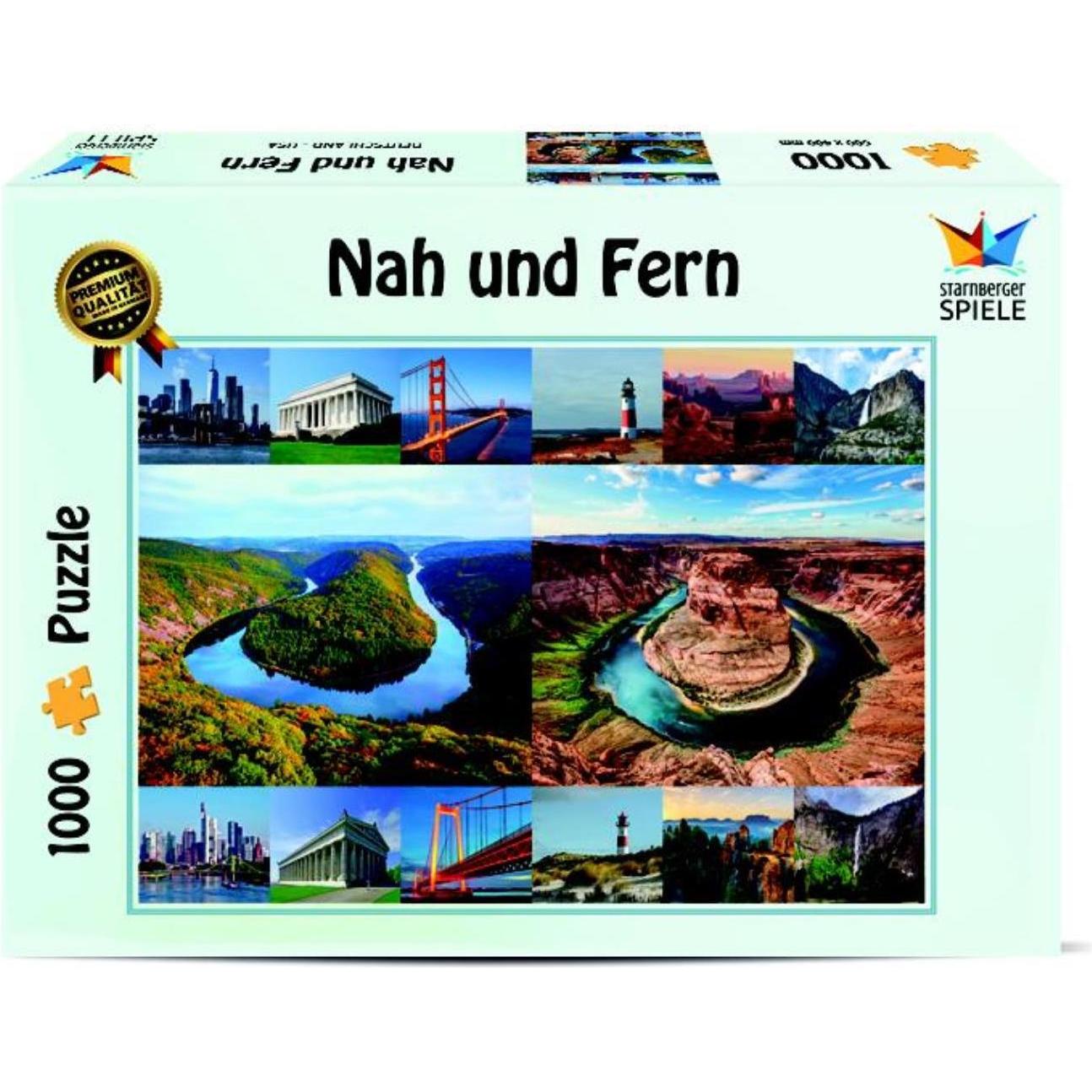 Starnberger Spiele Puzzle Nah und Fern (1000 Teile) (1000 Teile)