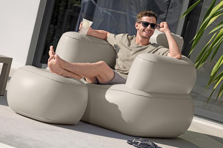 Actual product image Bestway Comfi Cube Inflatable Lounger