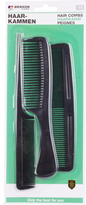 Produktbild Benson Haarkämme Set 3-teilig braun