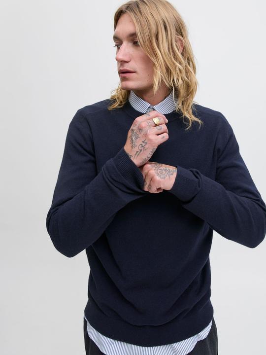 Actual product image Jack & Jones Jjeperfect Wool Knit Crew Neck Sn (L)