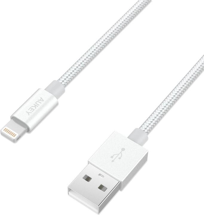 Produktbild Aukey MFi Lightning Nylon (2 m, USB 2.0)