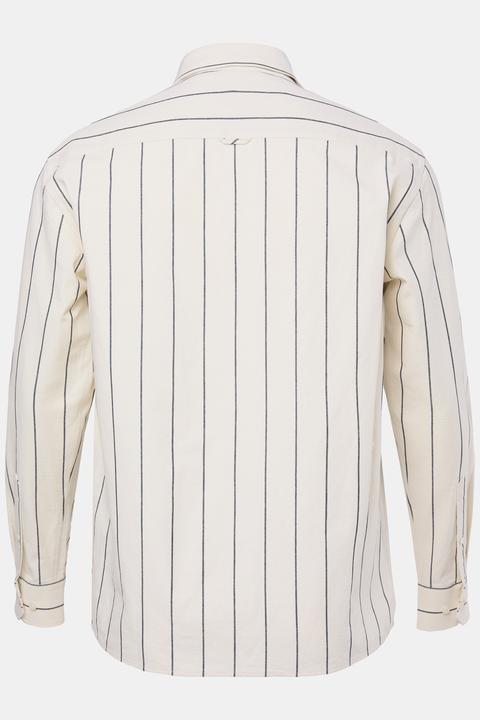 Immagine prodotto Sthuge Streifenhemd, Langarm, Boxy Fit (L)