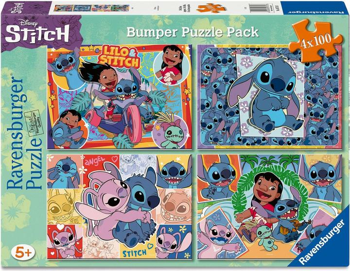 Immagine prodotto Ravensburger Puzzle Disney Stitch 4x100 pezzi (100 pezzi)