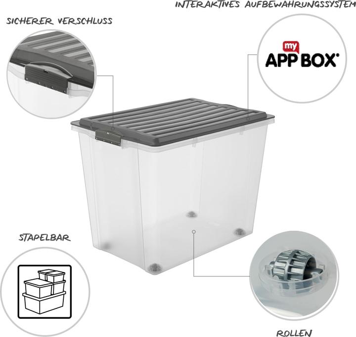 Image du produit Rotho Compact (57 x 39,5 x 43,5 cm, 70 l)