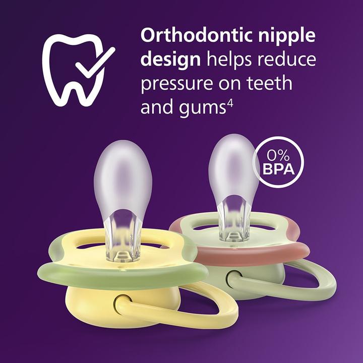 Image du produit Philips Avent Pacifier (2x, 0 - 6 Mois)