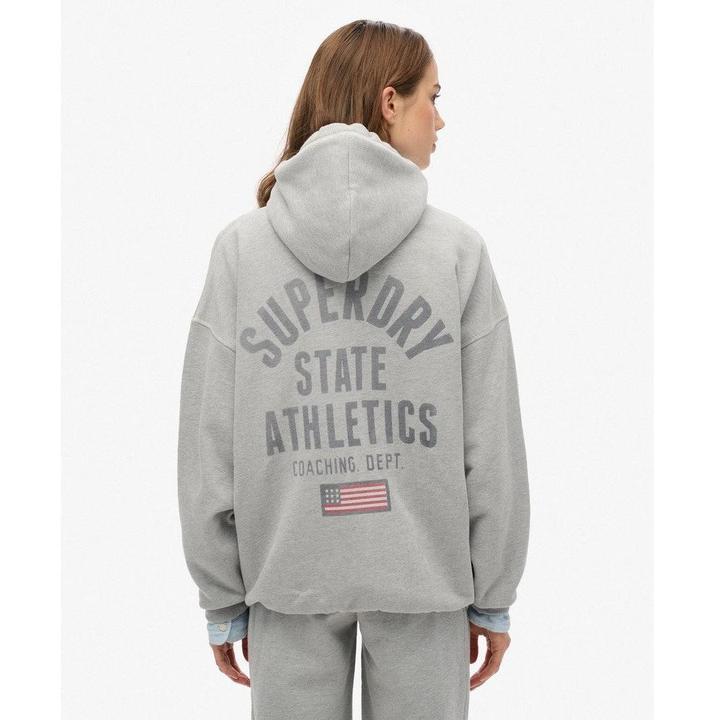 Image du produit Superdry Sweat à capuche zippé oversize Athletic Essential (M)