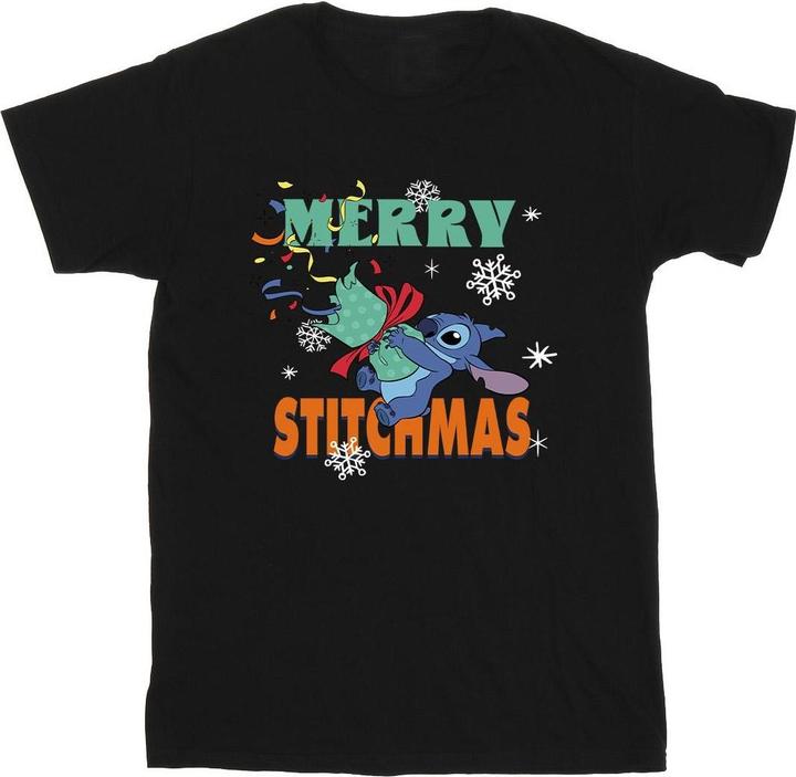 Produktbild Lilo & Stitch Merry Stitchmas TShirt (M)