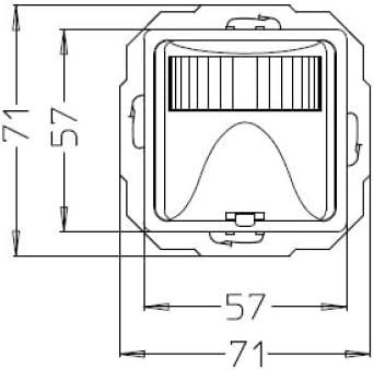 Produktbild Kopp UP-Bewegungsmelder 180° arktis-weiss (10 m)