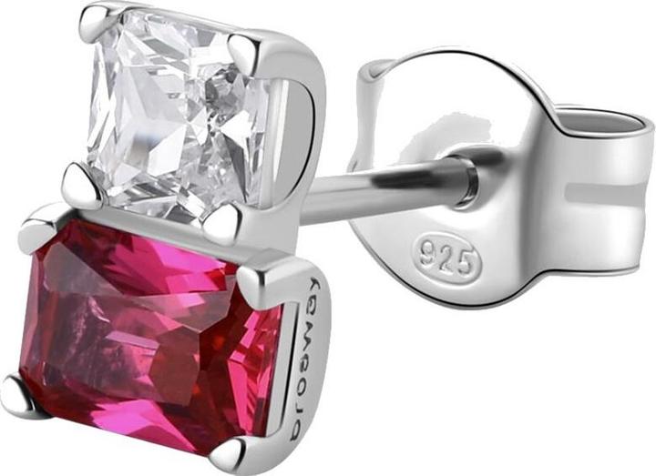 Image du produit Brosway Boucles d'oreilles élégantes en argent simple Fancy Passion Ruby FPR07