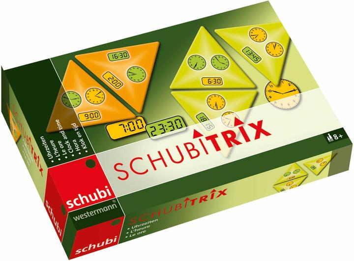 Schubitrix times (German, Spanish, French, Dutch, English)
