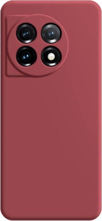 Actual product image Cover-Discount OnePlus 11 - Silicone Rubber Case red (OnePlus 11)