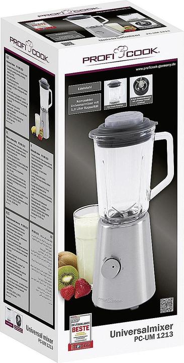 Actual product image Proficook Universal blender stainless steel housing (500 W)