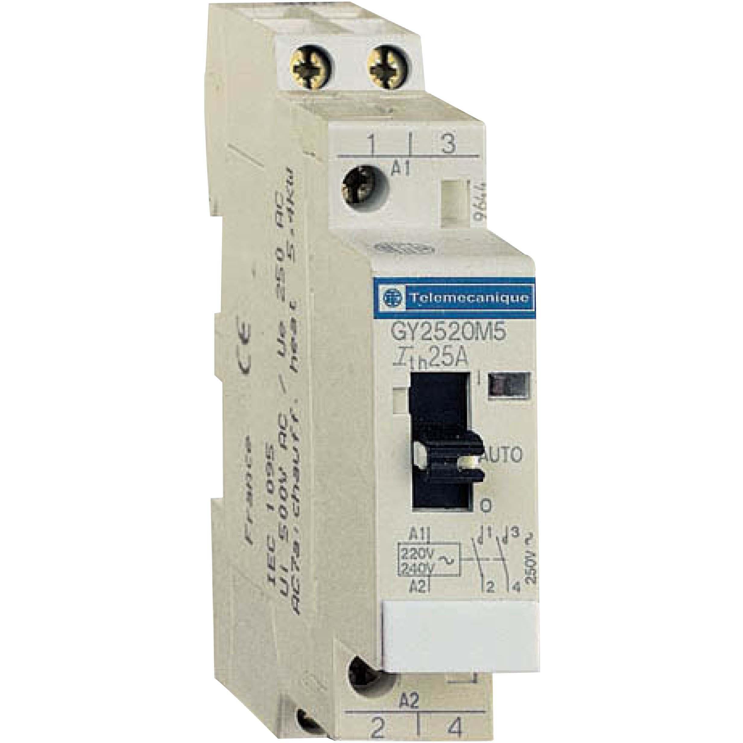 Schneider Electric Installationsschütz 25A 2-polig 2S 230VA, Relais