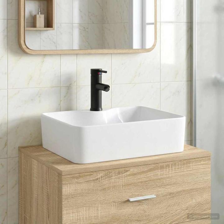 Produktbild vidaXL Badezimmerwaschbecken (375 mm, 485 mm)