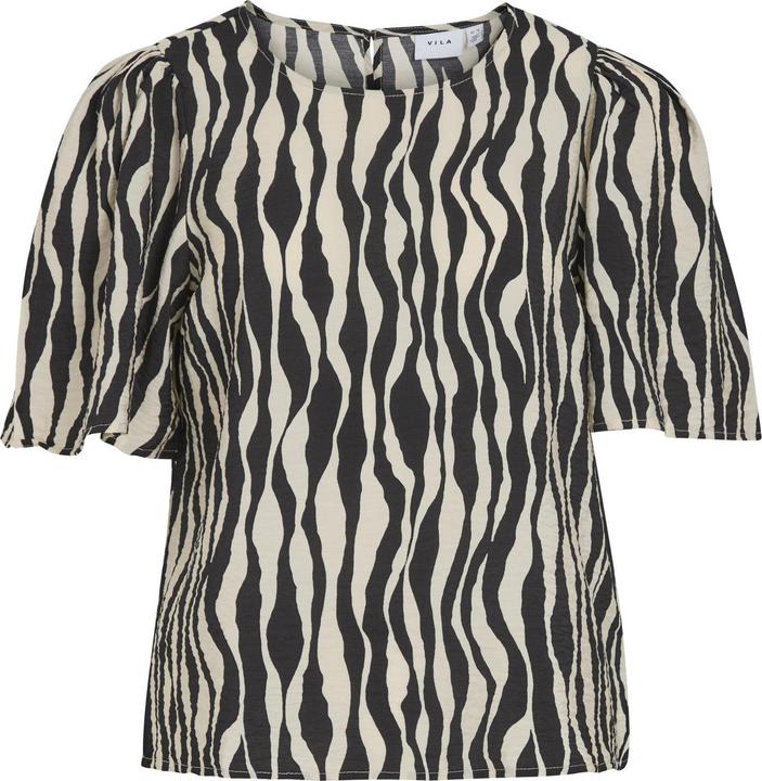 Actual product image Vila Patterned top with short sleeves (36)