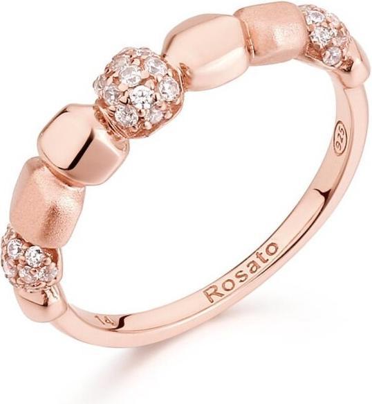 Actual product image Rosato - Original bronze ring with zircons Into the blue RZIB35 - Circuit: 56 mm (56)