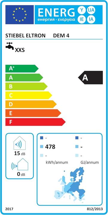 Energy Label Stiebel Eltron DEM 4