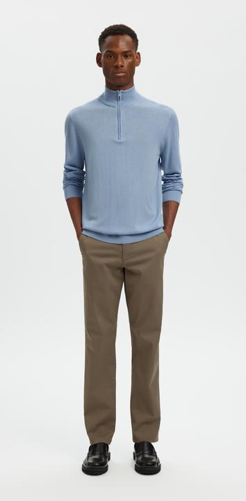 Produktbild Selected Slhtray Ls Knit Merino Half Zip Noos (M)