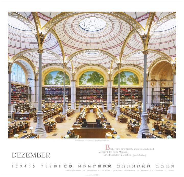 Actual product image Welt der Bibliotheken Kalender 2026 (Special)