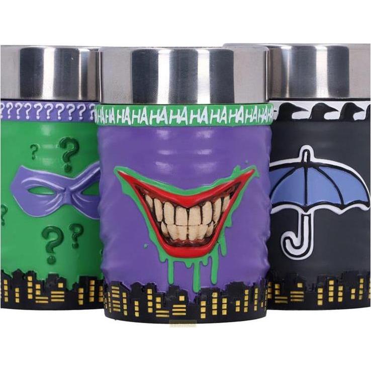 Thumbnail - Nemesis Now DC Comics Schnapsgläser Batman Super-Villains 3er-Pack, Cocktailgläser