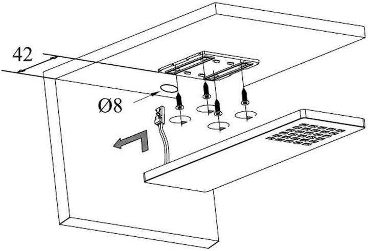 Actual product image Kalb Material für Möbel Under-cabinet lamp