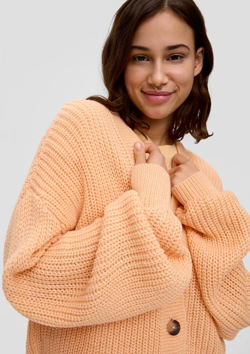 Actual product image s.Oliver Strickjacke Strickjacke mit V-Ausschnitt (L)