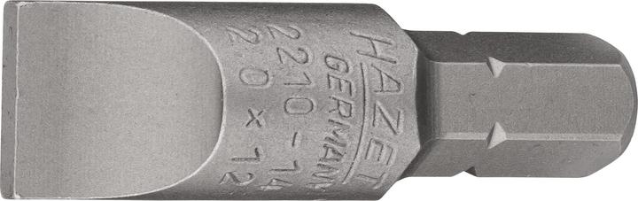 Produktbild HAZET Bit 2210-14 ∙ Sechskant8 (5/16 Zoll) ∙ Schlitz Profil ∙ 2 x 12 mm (H12 mm)