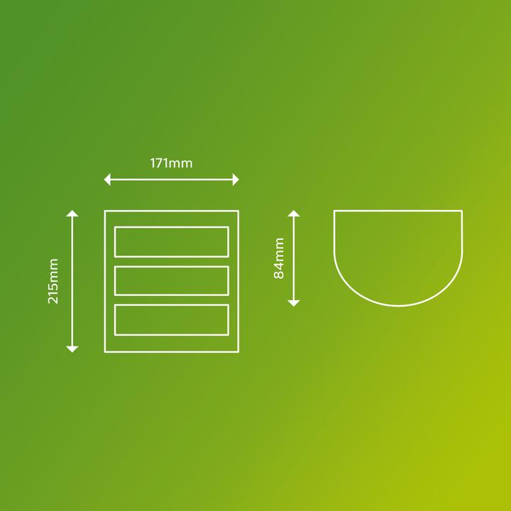 Image du produit Philips Applique murale Python (600 lm, IP44)