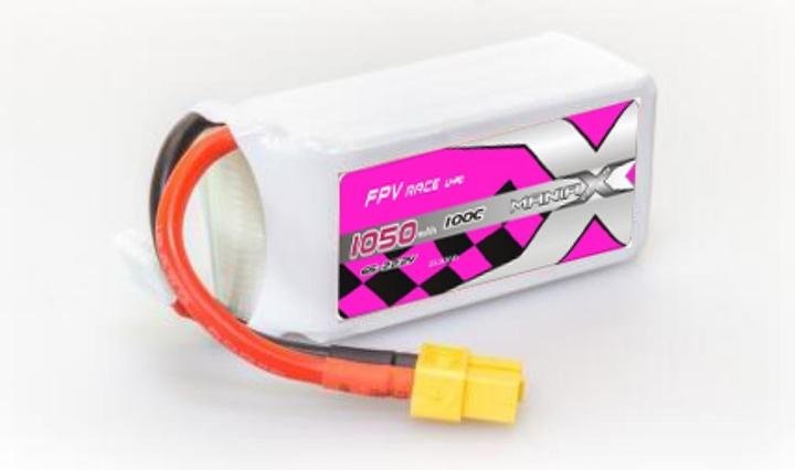 Actual product image ManiaX 100C FPV eXtreme 22.2V 1050mAh 100C XT60 (22.20 V, 1050 mAh)