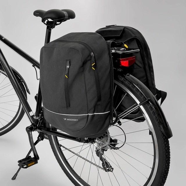 Produktbild Wozinsky Fahrradtasche Doppelrucksack 2in1 (30 l, Gepäckträgertasche)