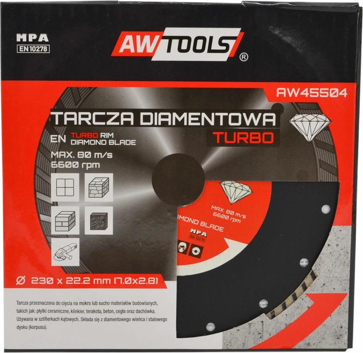 Produktbild Awtools Diamond Disc 115x22.2 / Turbo