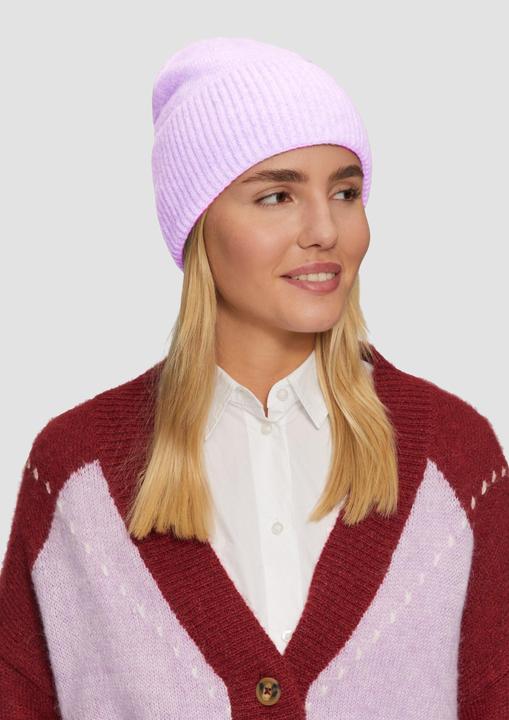 Image du produit s.Oliver Mütze Beanie aus Rippstrick