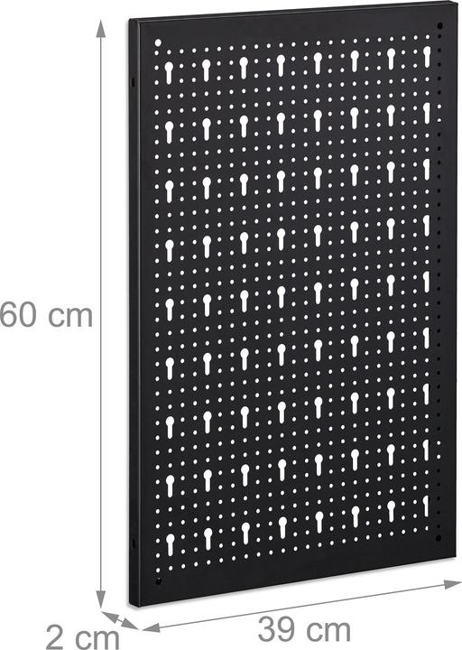 Actual product image Relaxdays Tool hole wall