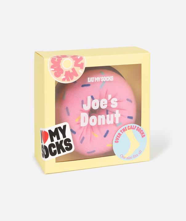 Actual product image Eat My Socks Socks, Joe's Donuts, Strawberry (One size)