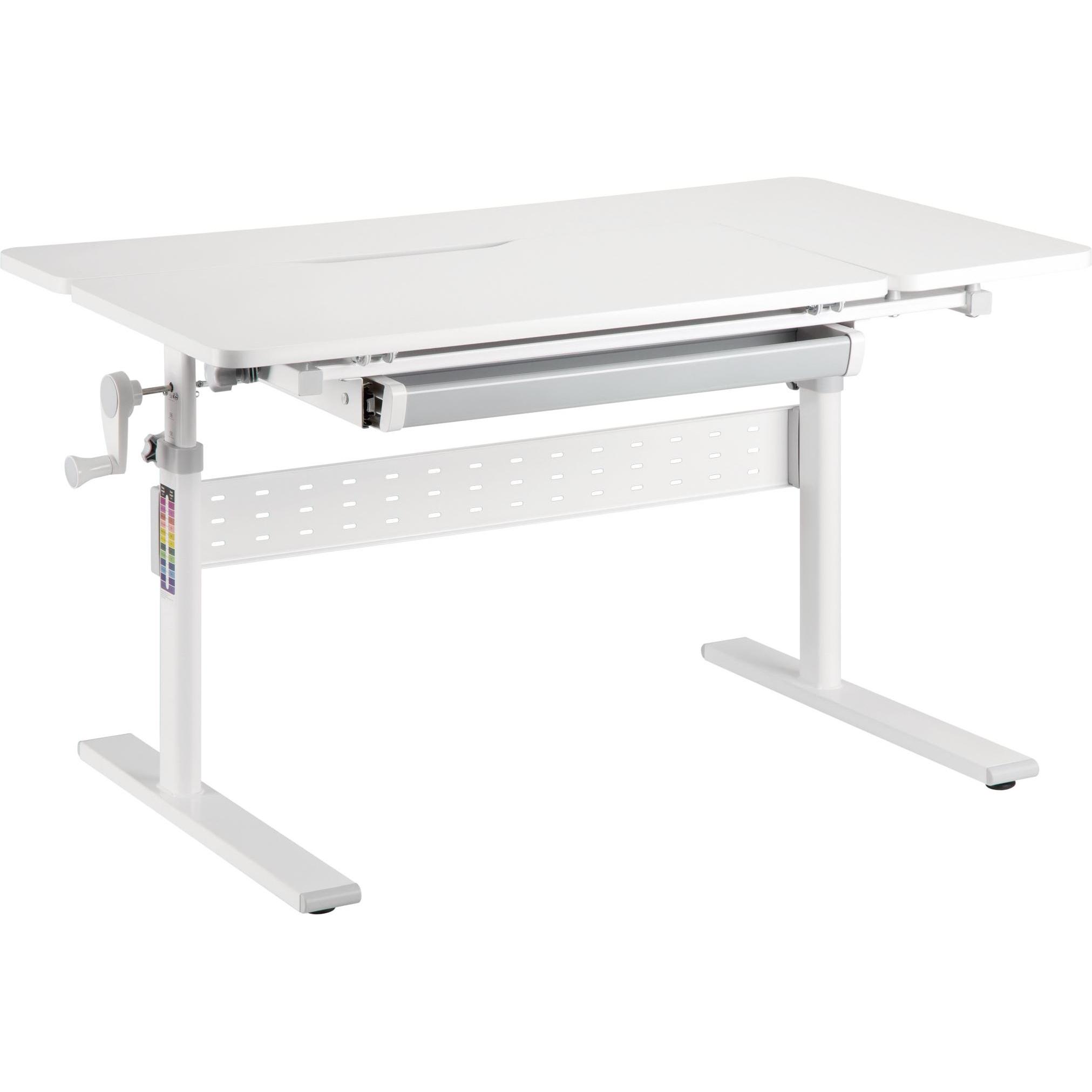 Wiltec, Schreibtisch, Toboli Kinderschreibtisch verstellbar 100x60cm Schreibtisch mitwachsend neigbar (100 x 60 x 75 cm)