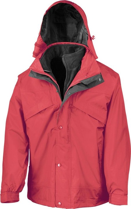 Actual product image Regatta Mens Zip And Clip Waterproof 3 in 1 Jacket (L)