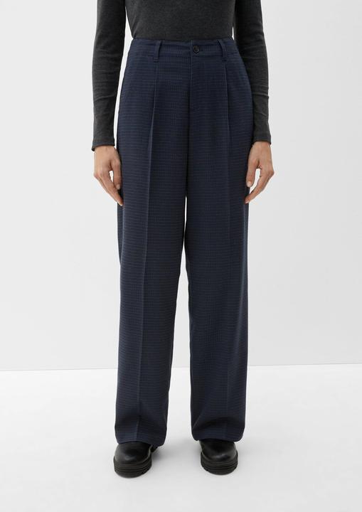 Produktbild s.Oliver Hose Regular: Hose mit Glencheck-Muster (38)