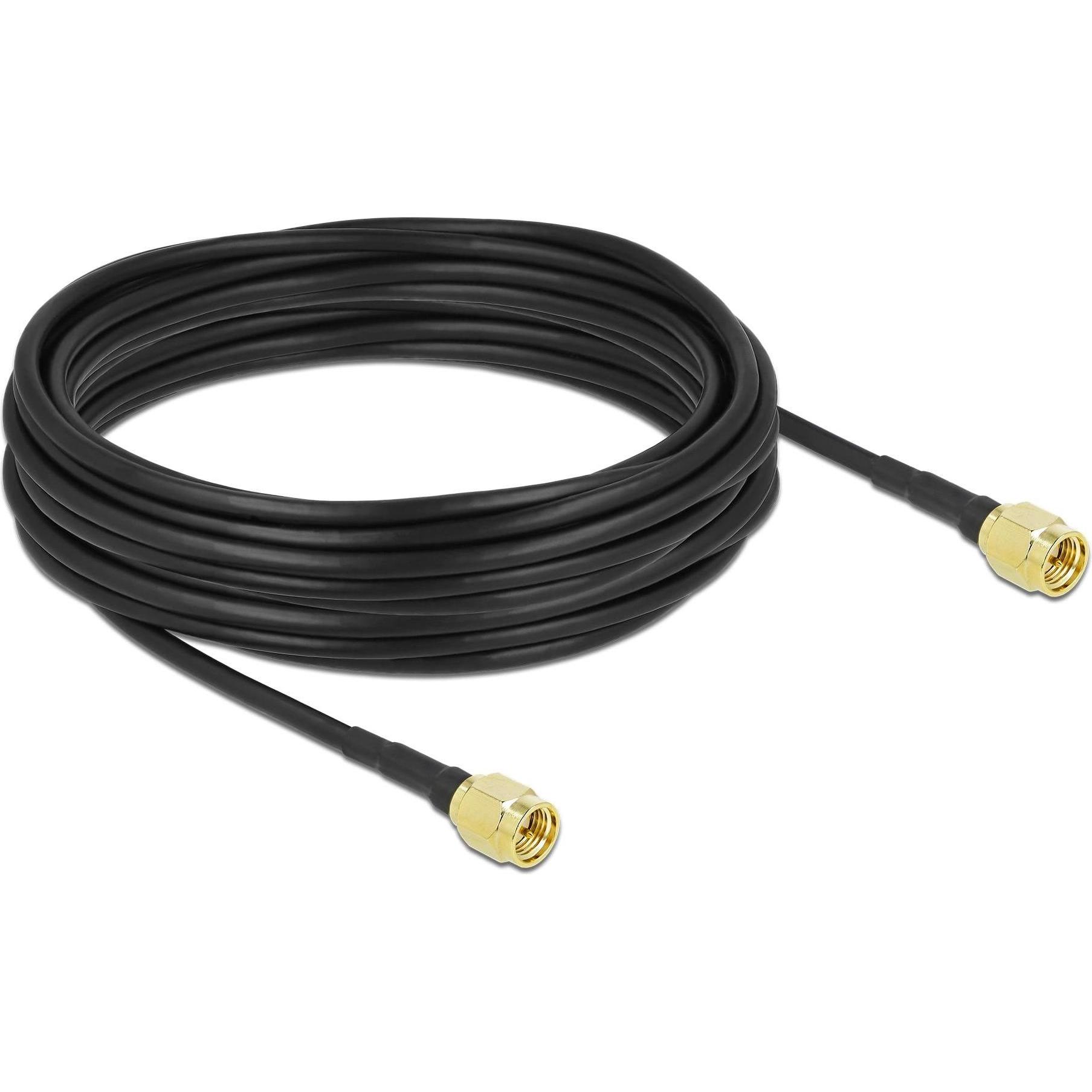 Thumbnail - Delock Antennenkabel SMA Stecker zu SMA Stecker LMR/CFD100 10 m low loss (0.99 dB, Antennenkabel), Antennenkabel