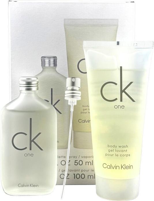 Actual product image Calvin Klein CK One Christmas 2024 Eau de Toilette 50 / Shower Gel 100 (Fragrance set)