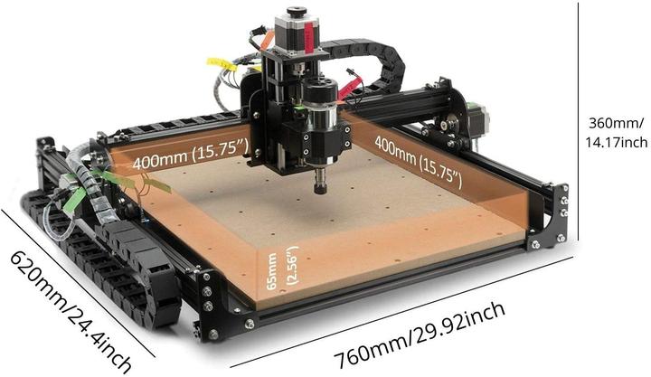 Actual product image Fox Alien CNC 4040-XE