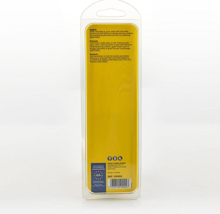Heller Sandfeilen-Set (zweiseitig. 3-teilig)