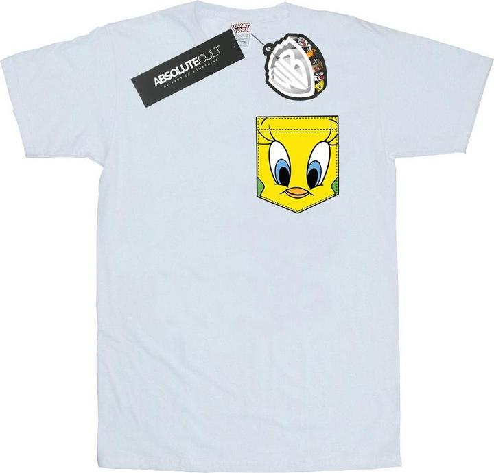 Image du produit Looney Tunes - T-shirt TWEETY PIE FACE FAUX POCKET - Homme (3XL)
