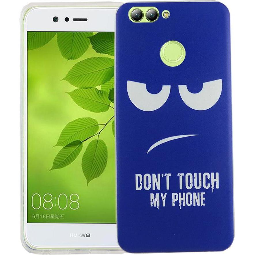 König Design Huawei Nova 2 Hülle Case Handy Cover Schutz Tasche Schutzhülle Bumper Etuis Blau (Huawei Nova 2), Smartphon...