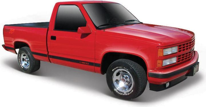 Actual product image Maisto Chevrolet 454 SS Pick-up 1993 1/24 red