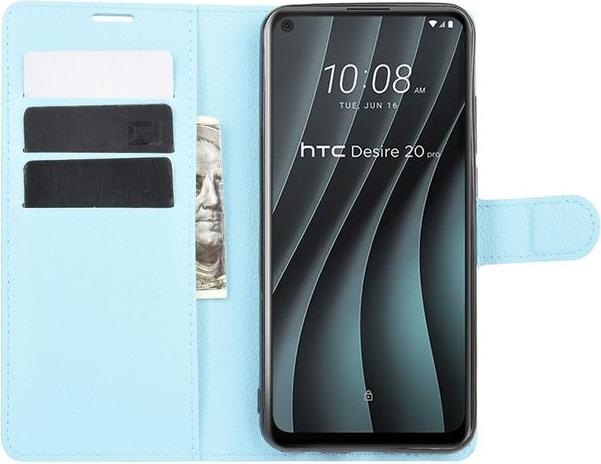 Produktbild MU Classic Litchi Leder Bookcover Series (HTC Desire 20 Pro)
