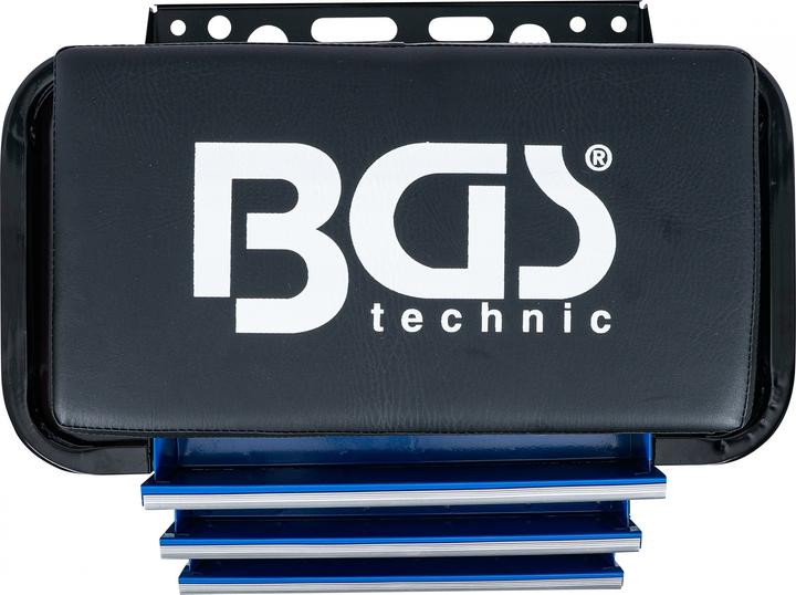 Productafbeelding BGS Werkplaatsstoel op wielen | met 3 laden (1 x)